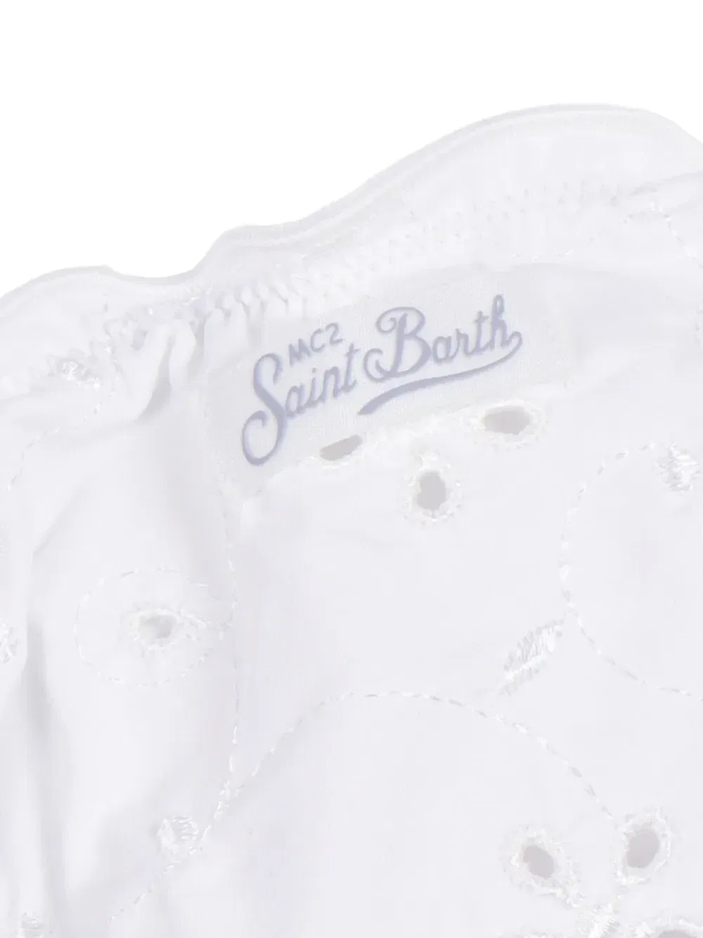 Плавки бикини Cris Sangallo с оборками MC2 Saint Barth Kids, белый — фото 2