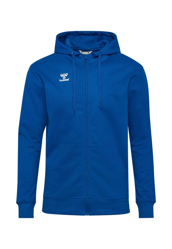 

2.0 толстовка с капюшоном и застежкой-молнией в виде шеврона Hummel, True Blue, Синий, 2.0 толстовка с капюшоном и застежкой-молнией в виде шеврона Hummel, True Blue