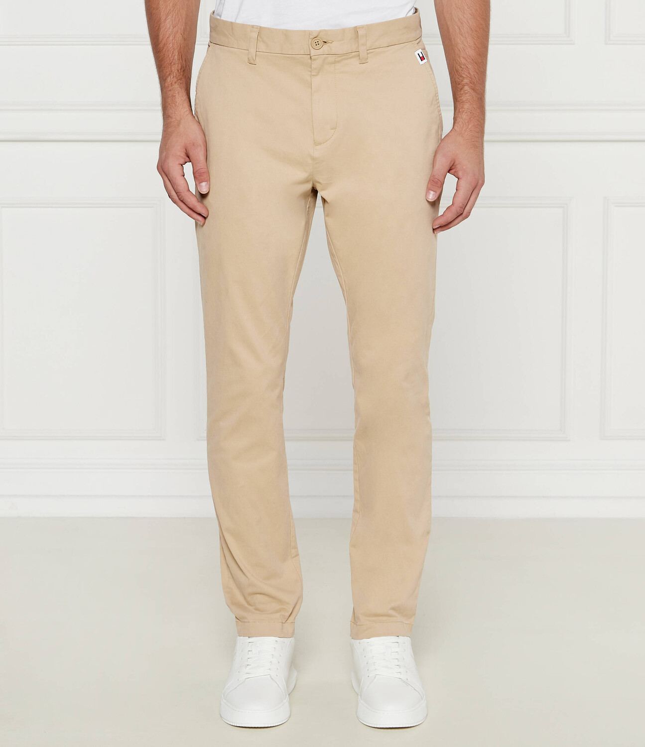 

Брюки Tommy Jeans AUSTIN Regular Fit, бежевый