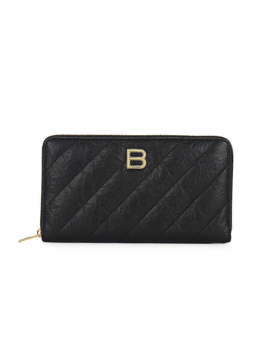 

Сумка Balenciaga Crush Continental Wallet, черный
