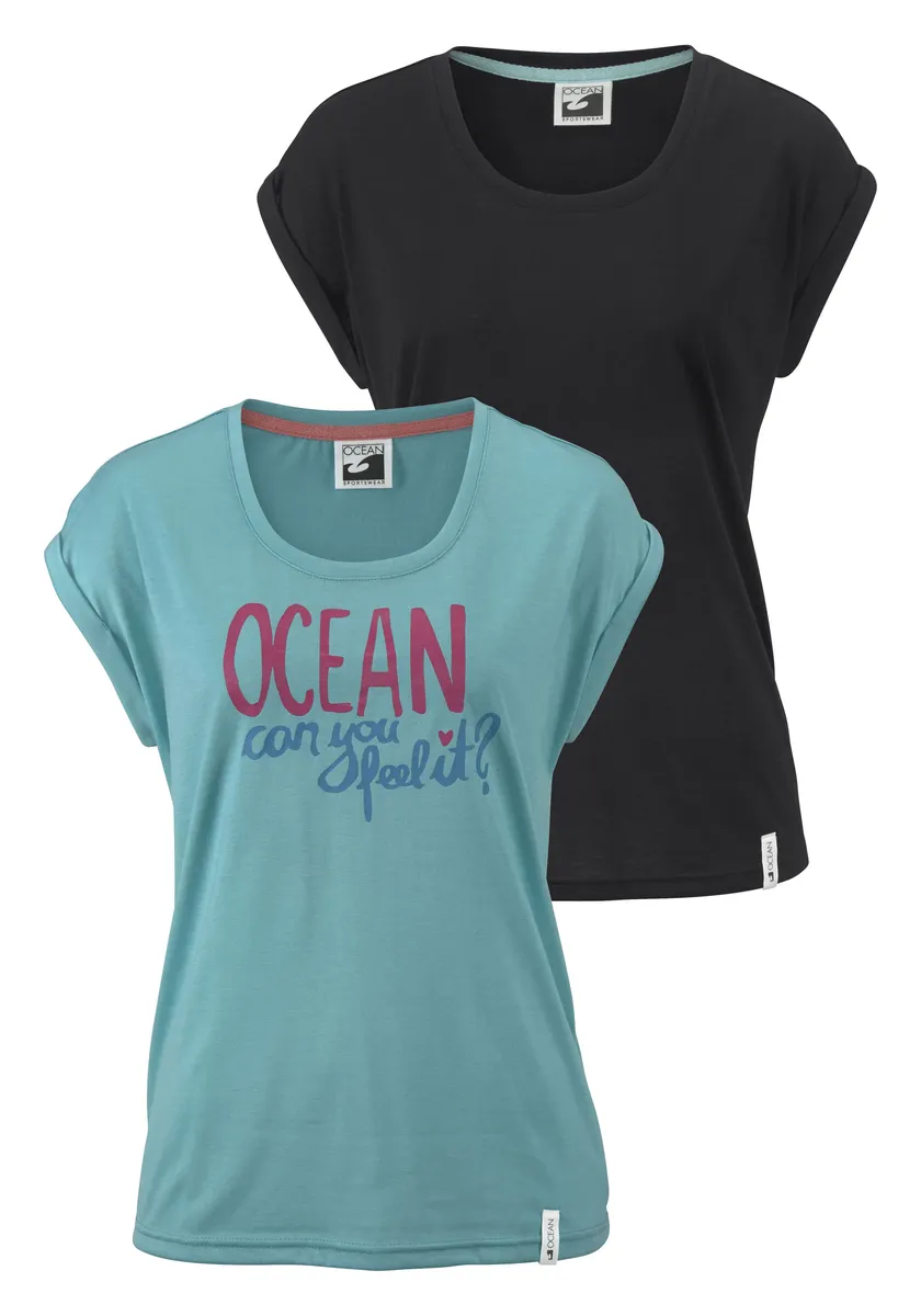 

Футболка Ocean Sportswear из качественной вискозы, бирюзовый