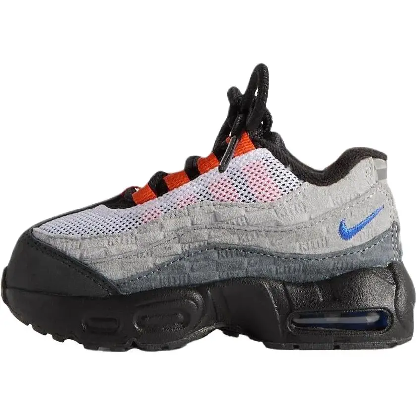 

Nike Детские низкие кроссовки KITH x Air Max 95, черные и серые, для младенцев и малышей