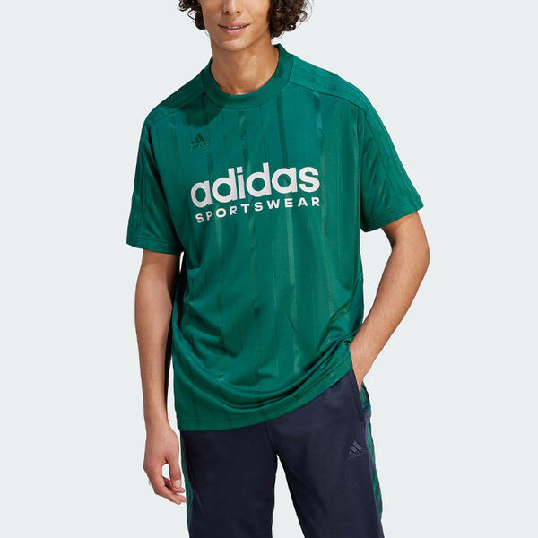 Футболка с логотипом tiro Adidas, зеленый — фото 2