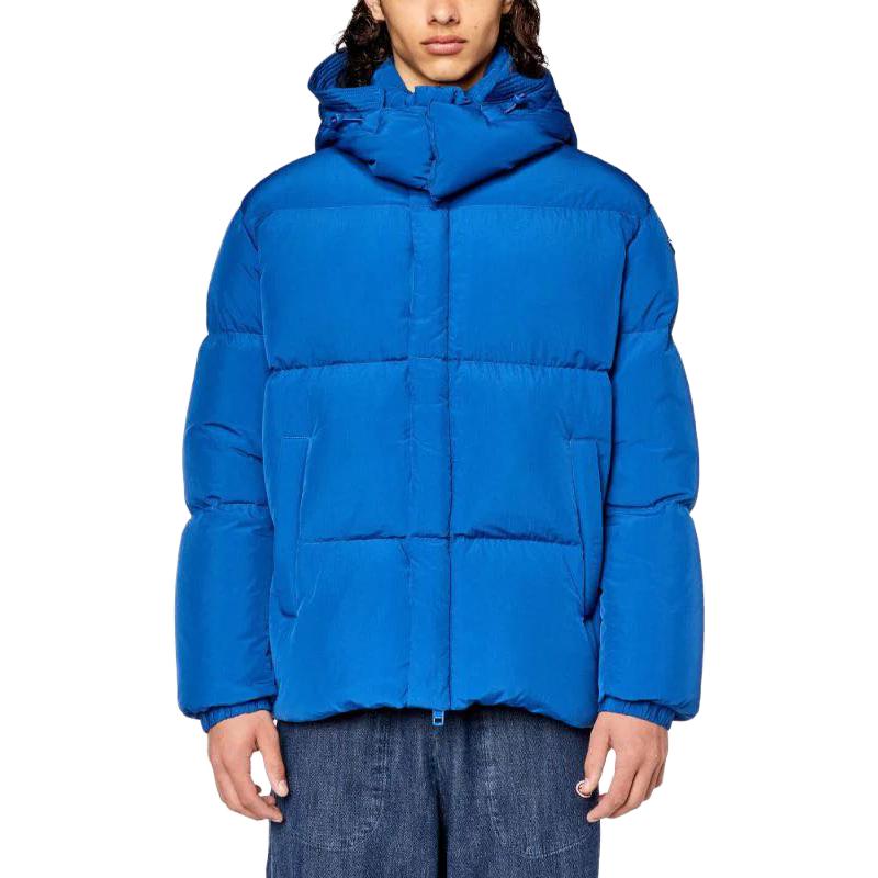 DIESEL Синяя пуховая куртка Men's Blue, Blue — фото 4