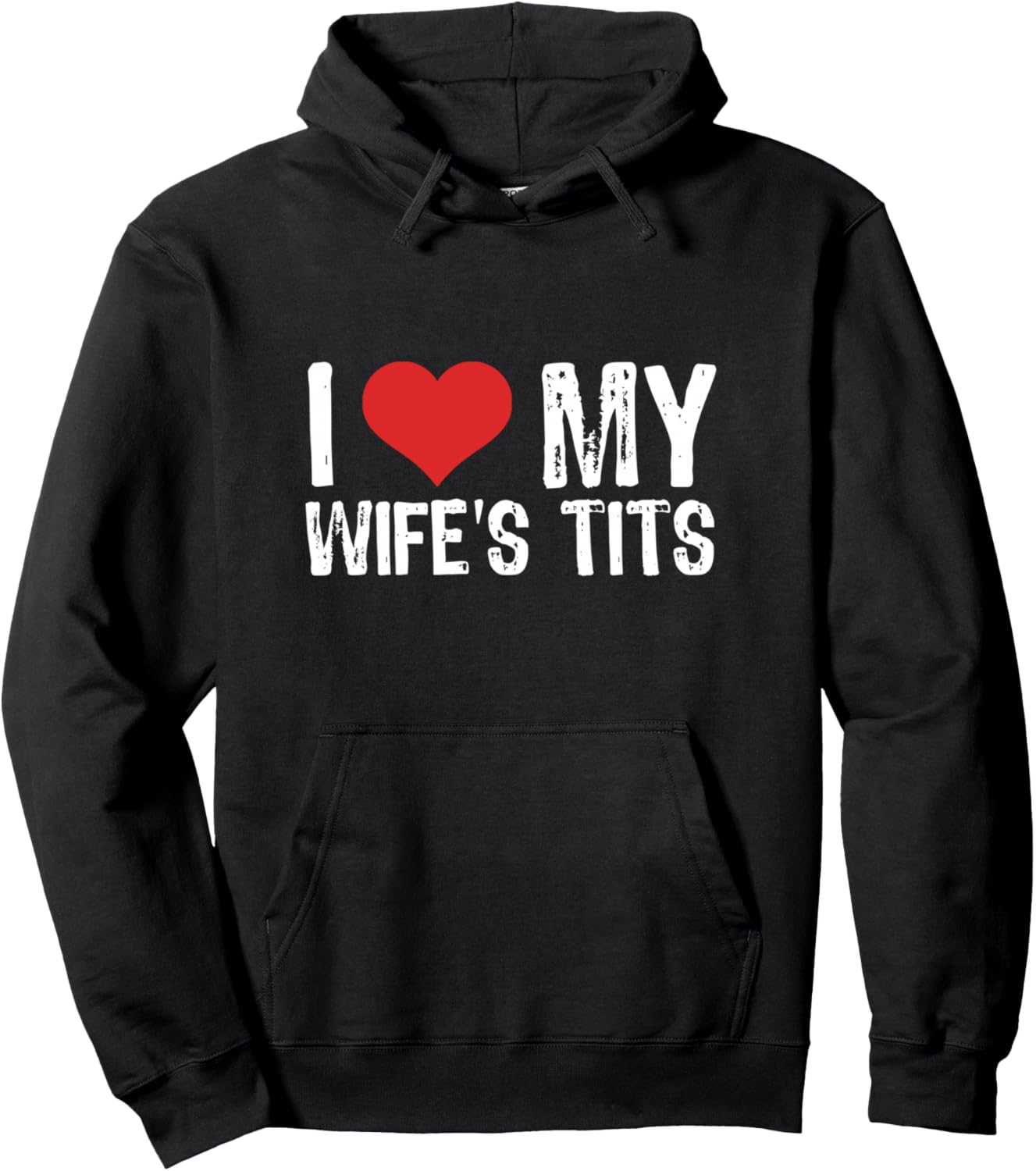 

Толстовка с надписью Я люблю грудь своей жены, черная The "I Love Everything" Shop, Черный, Толстовка с надписью Я люблю грудь своей жены, черная The "I Love Everything" Shop
