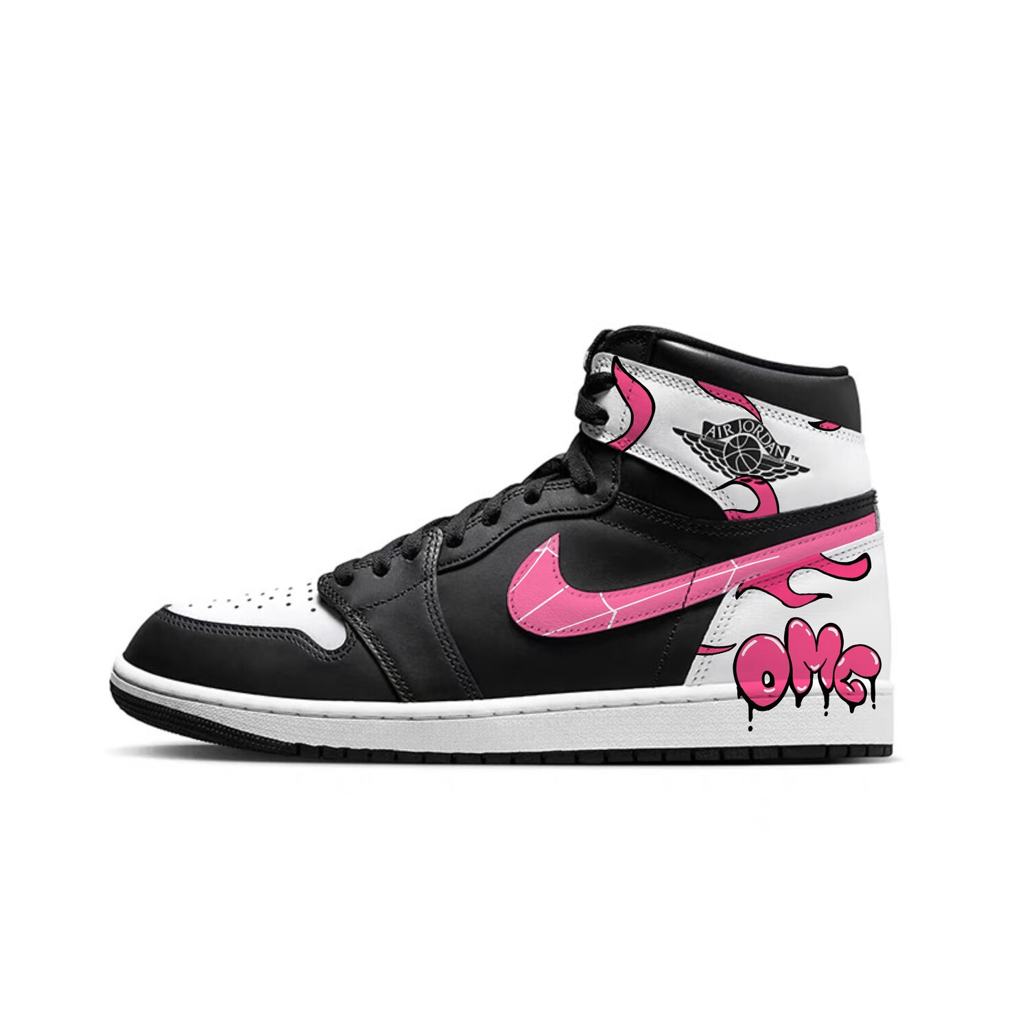 

Баскетбольные кроссовки Air 1 для детей, начальная школа Jordan, цвет Deep Pink