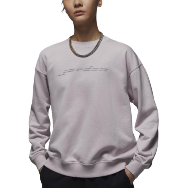 

Jordan Бруклинская флисовая толстовка Women's White Gold Purple, Белый, Jordan Бруклинская флисовая толстовка Women's White Gold Purple