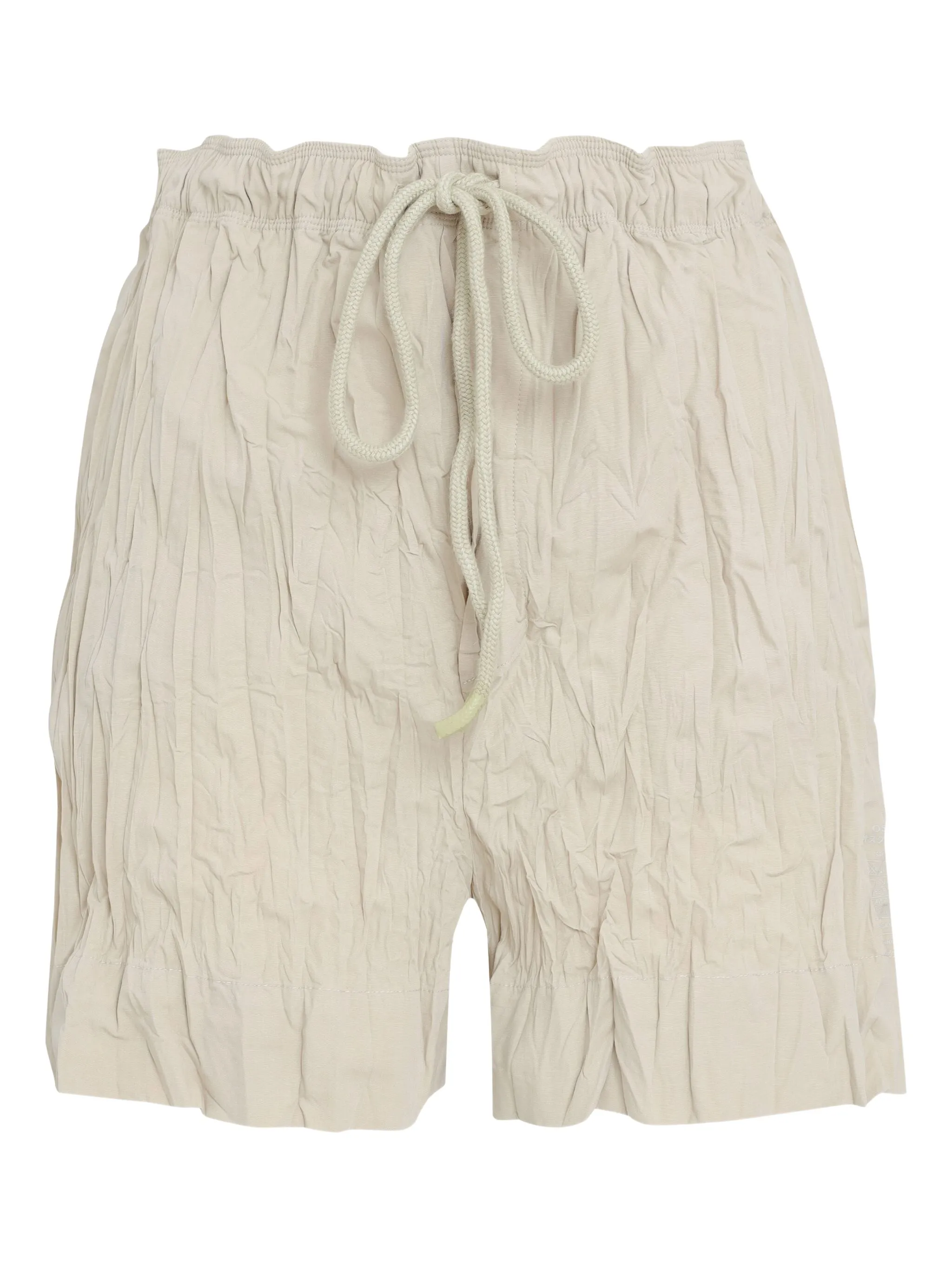 

Шорты с жатым эффектом и кулиской Osklen, бежевый