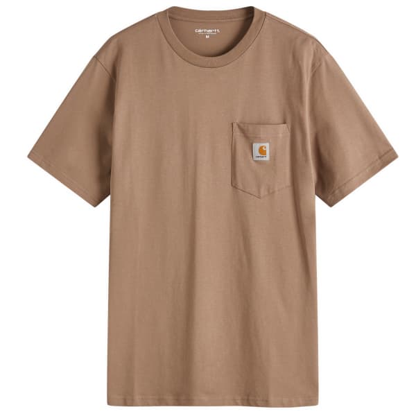 

Футболка с карманом Carhartt Wip, цвет branch