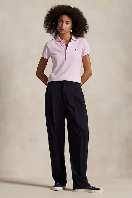 Поло женское Polo Ralph Lauren, розовый — фото 3