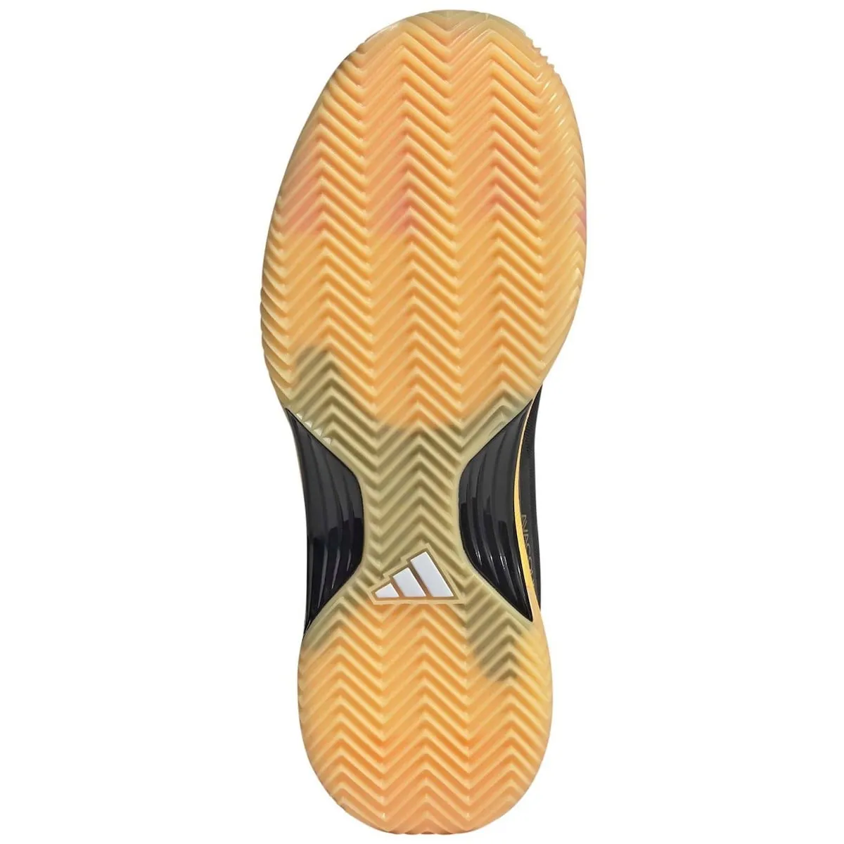 Adidas AVACOURT 2.0 CLAY женские теннисные кроссовки, черный/желтый — фото 2