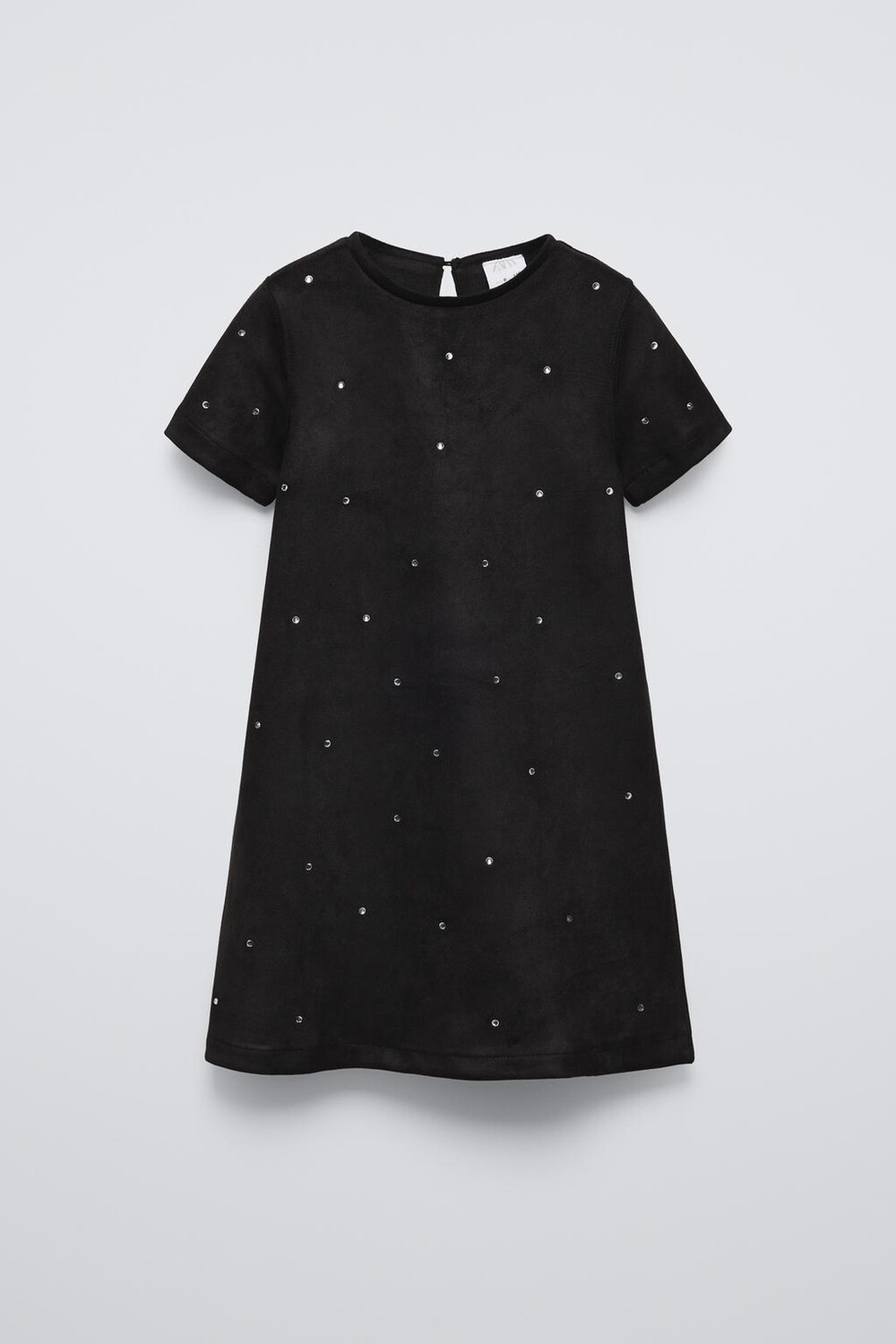 

Платье из искусственной замши ZARA, черный
