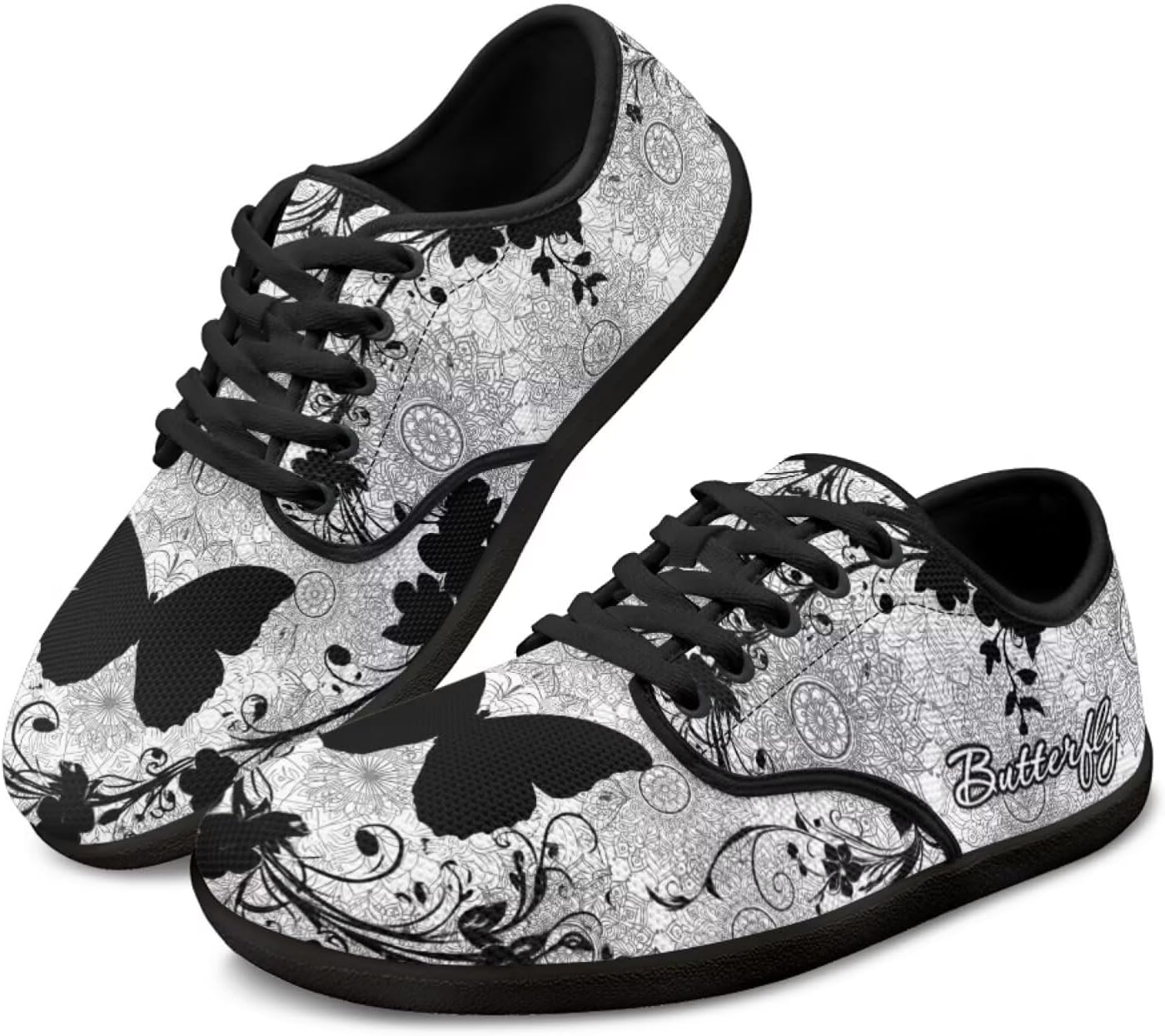 

Женские и мужские сандалии Jeiento Mandala с цветочным и животным узором, кожаные прогулочные туфли с широкой носочной частью, низкие кроссовки из ПУ-кожи, Bohemian Flower Butterfly