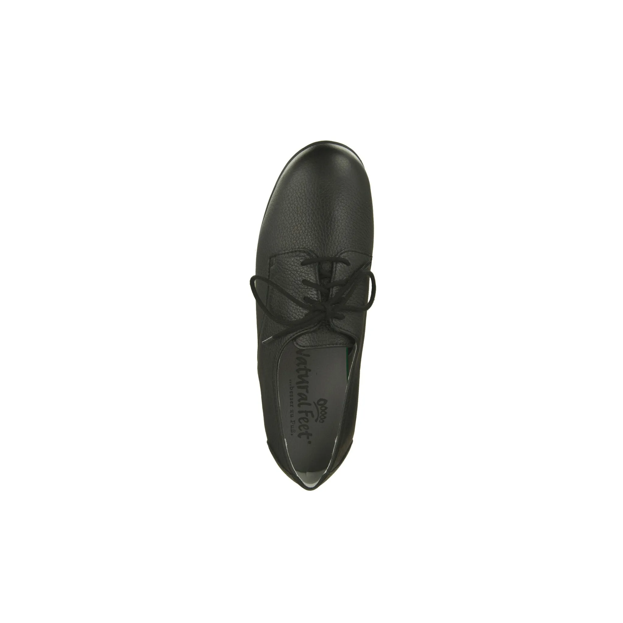 Туфли на шнуровке Natural Feet "Лариса" из высококачественной кожи оленя, черный — фото 3