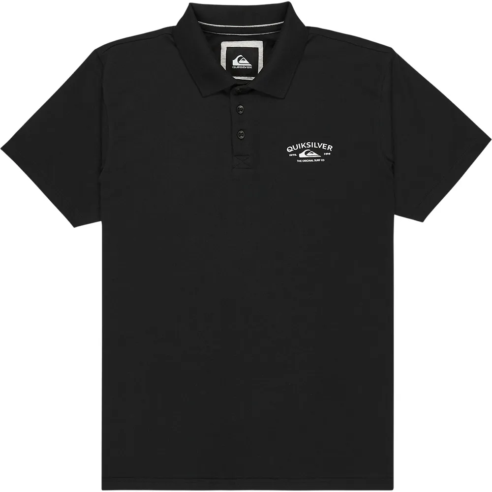 

Поло с коротким рукавом Quiksilver EQYKT04390, черный