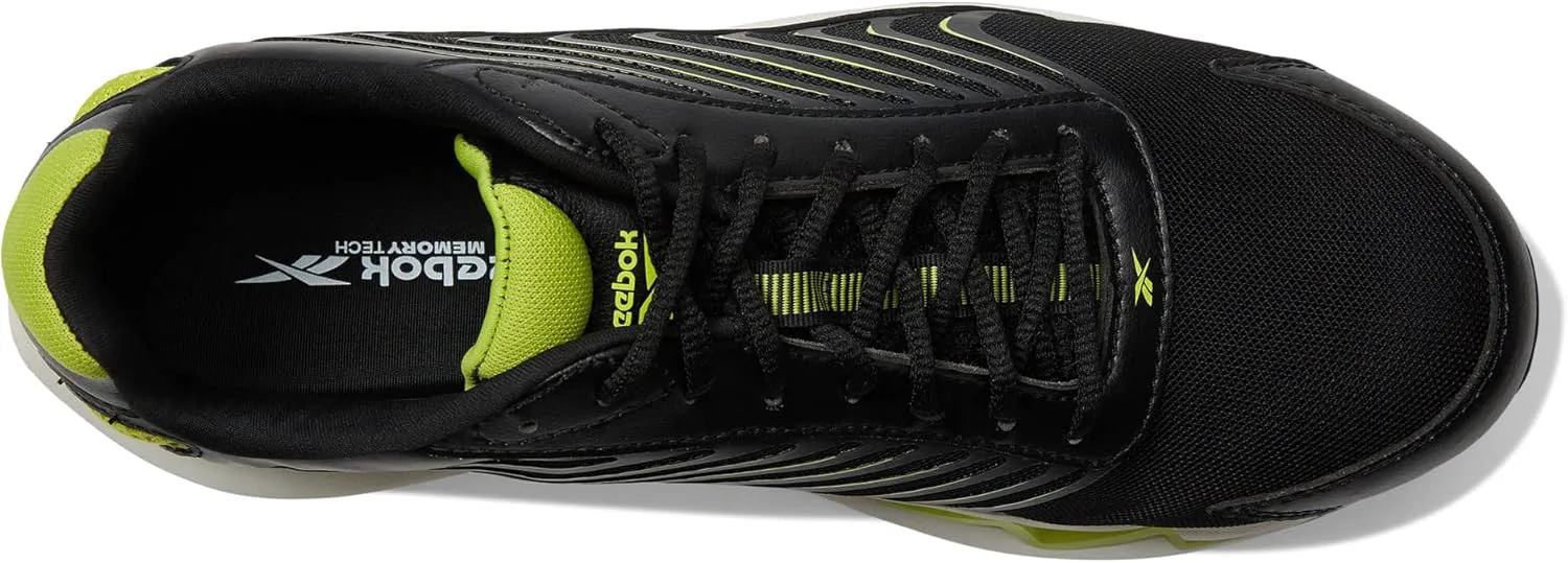 Мужские кроссовки Reebok Work Zig Elusion Heritage, черный/зеленый — фото 4