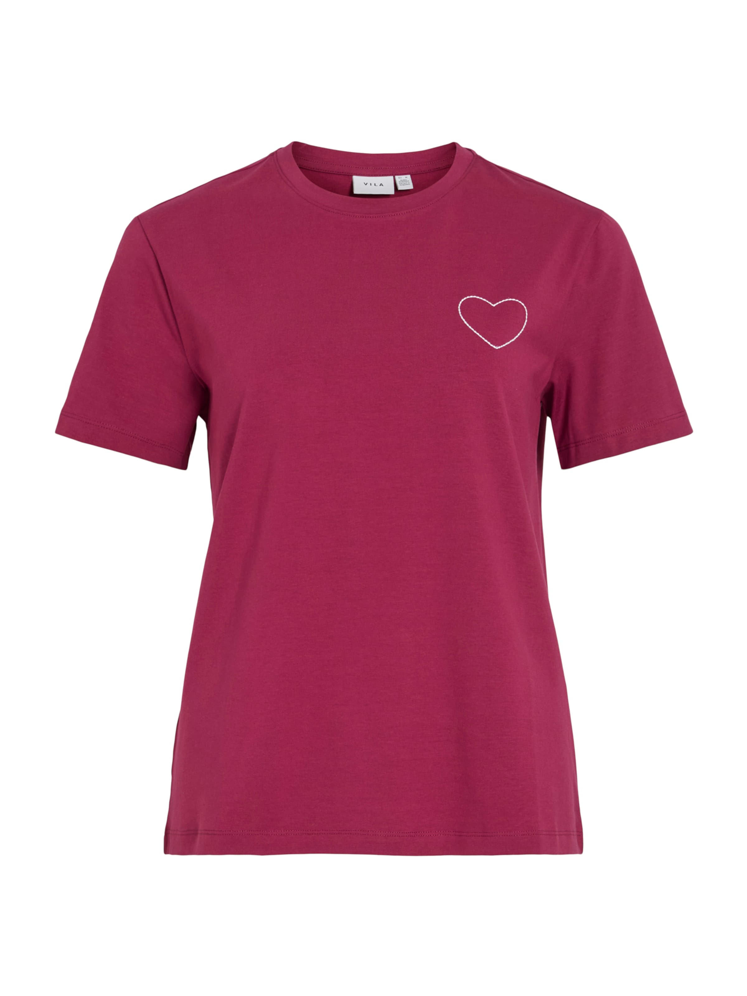 

VILA Футболка 'VINORA' в цвете Wine Red, Красный, VILA Футболка 'VINORA' в цвете Wine Red