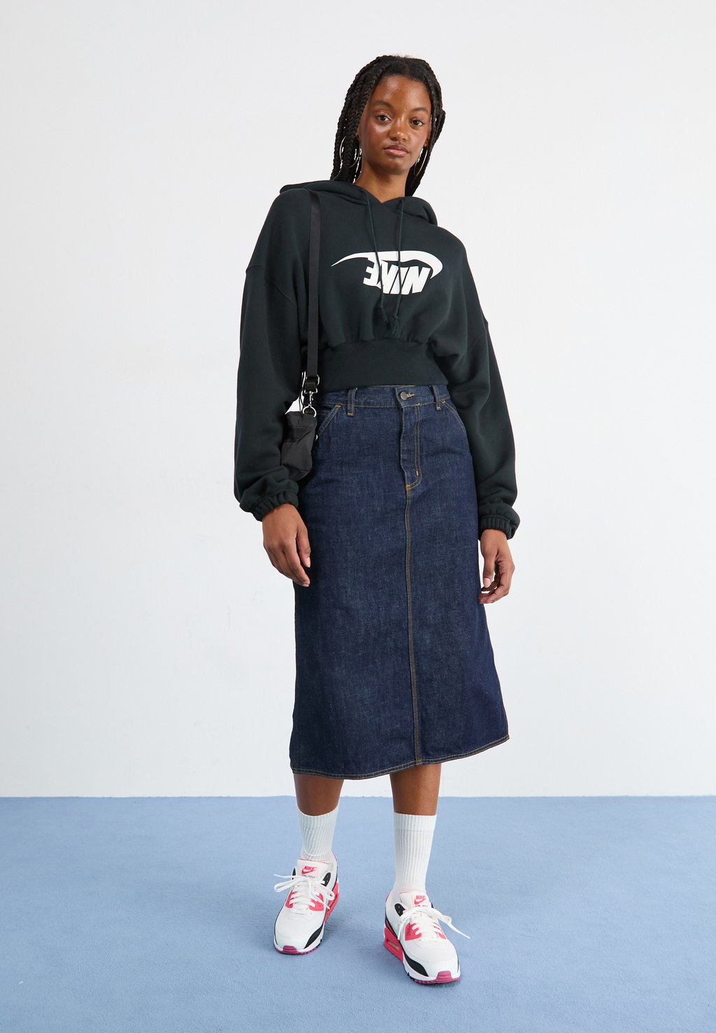 

Толстовка CROP DANCE Nike Sportswear, черный