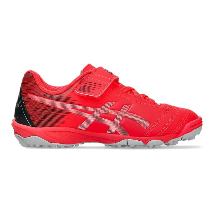 ASICS Juniole 6 Artificial Lawn Cushioning Low top детские футбольные бутсы Red Gray — фото 3
