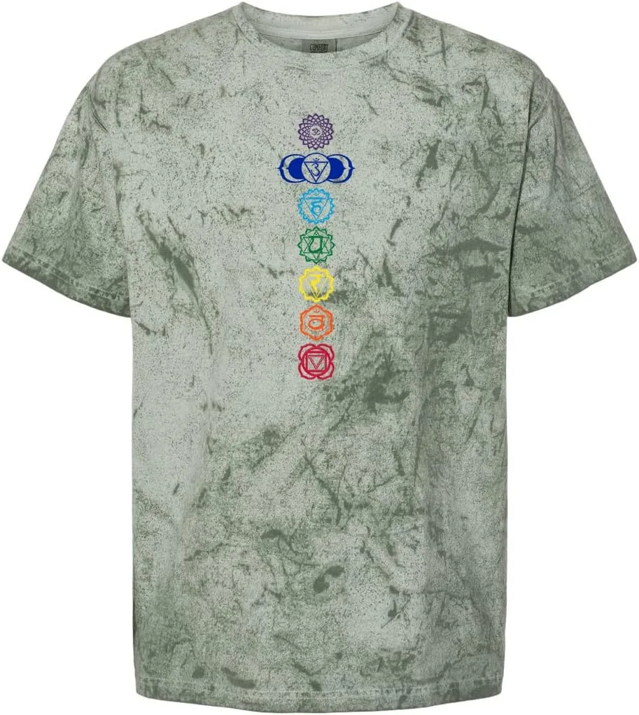 

Футболка мужская Yoga Clothing For You с принтом 7 чакр