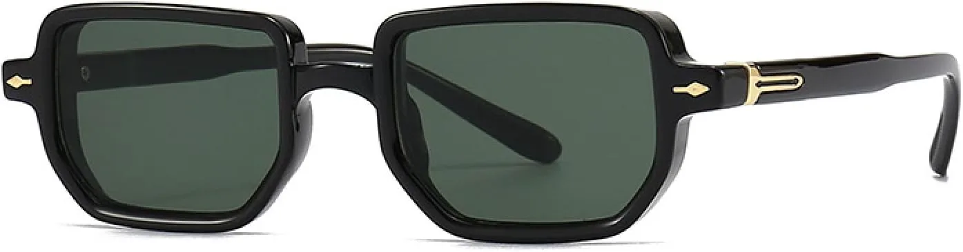 

Солнцезащитные очки с защитой от УФ-излучения UV400 | Rivet | Для женщин и мужчин, для занятий спортом на открытом воздухе и вождения DSVIGF, Black Dark Green