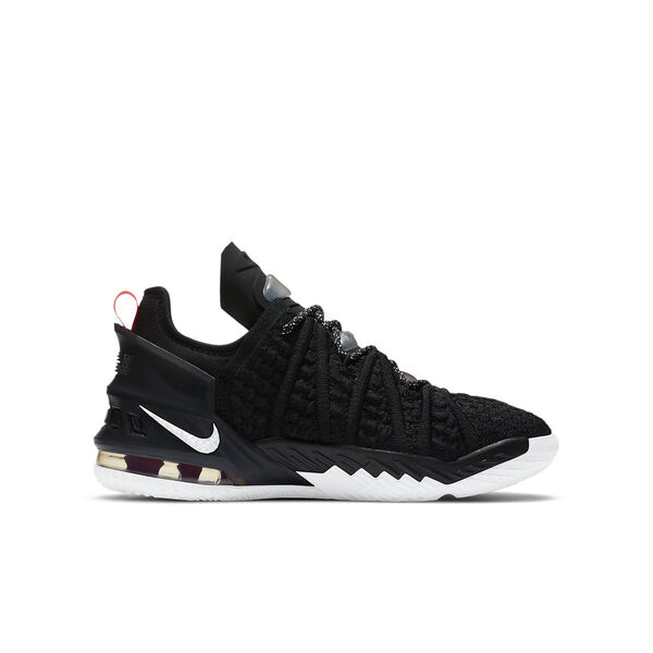 Кроссовки lebron 18 'black university red' Nike, черный — фото 2