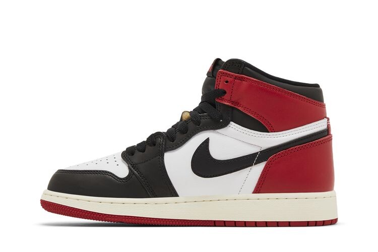 Кроссовки Air Jordan 1 Retro High OG Black Toe Reimagined — фото 3