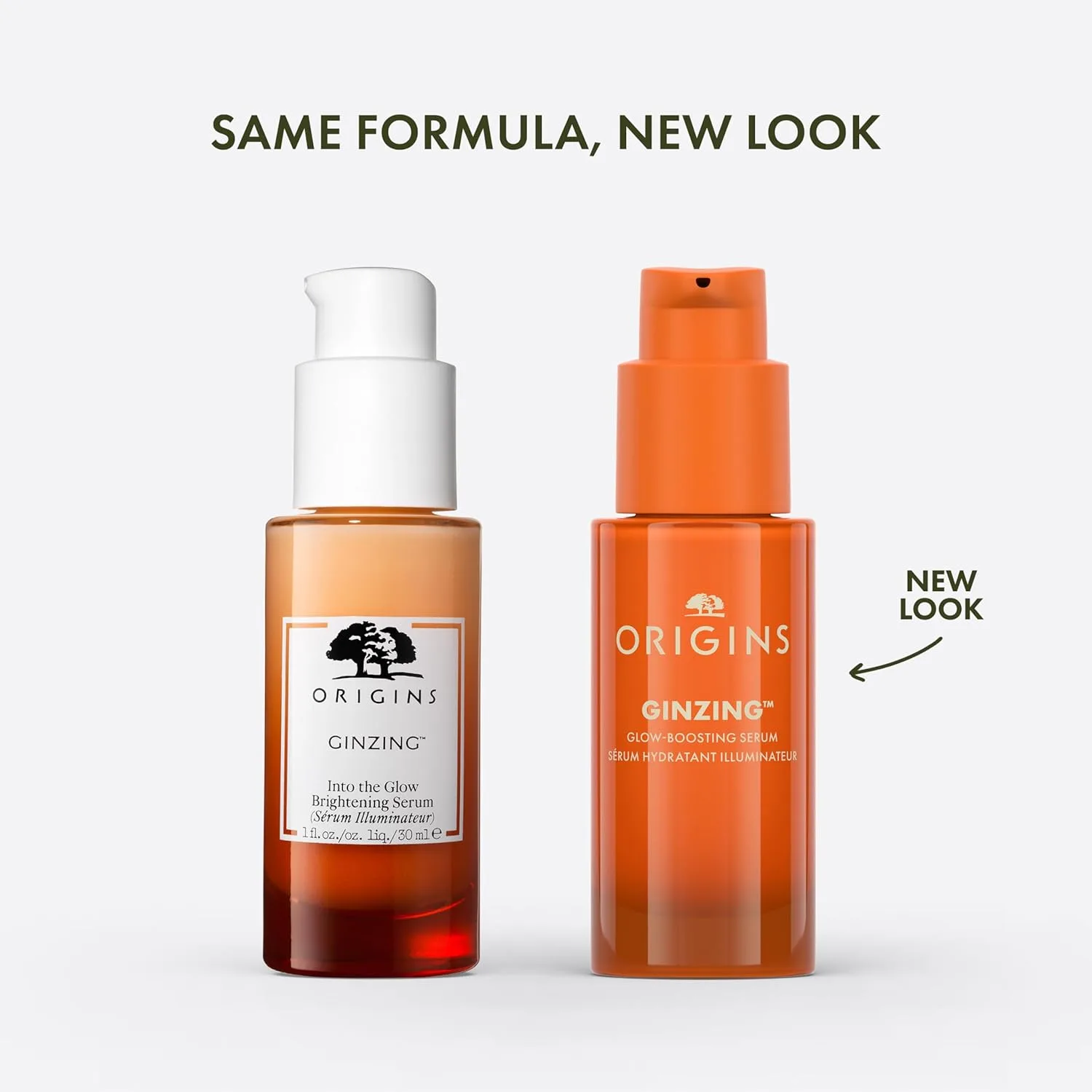 Сыворотка для лица Origins GinZing с витамином С, кофеином и женьшенем, придающая коже сияние | Более гладкая кожа и менее заметные поры, 30 мл — фото 2