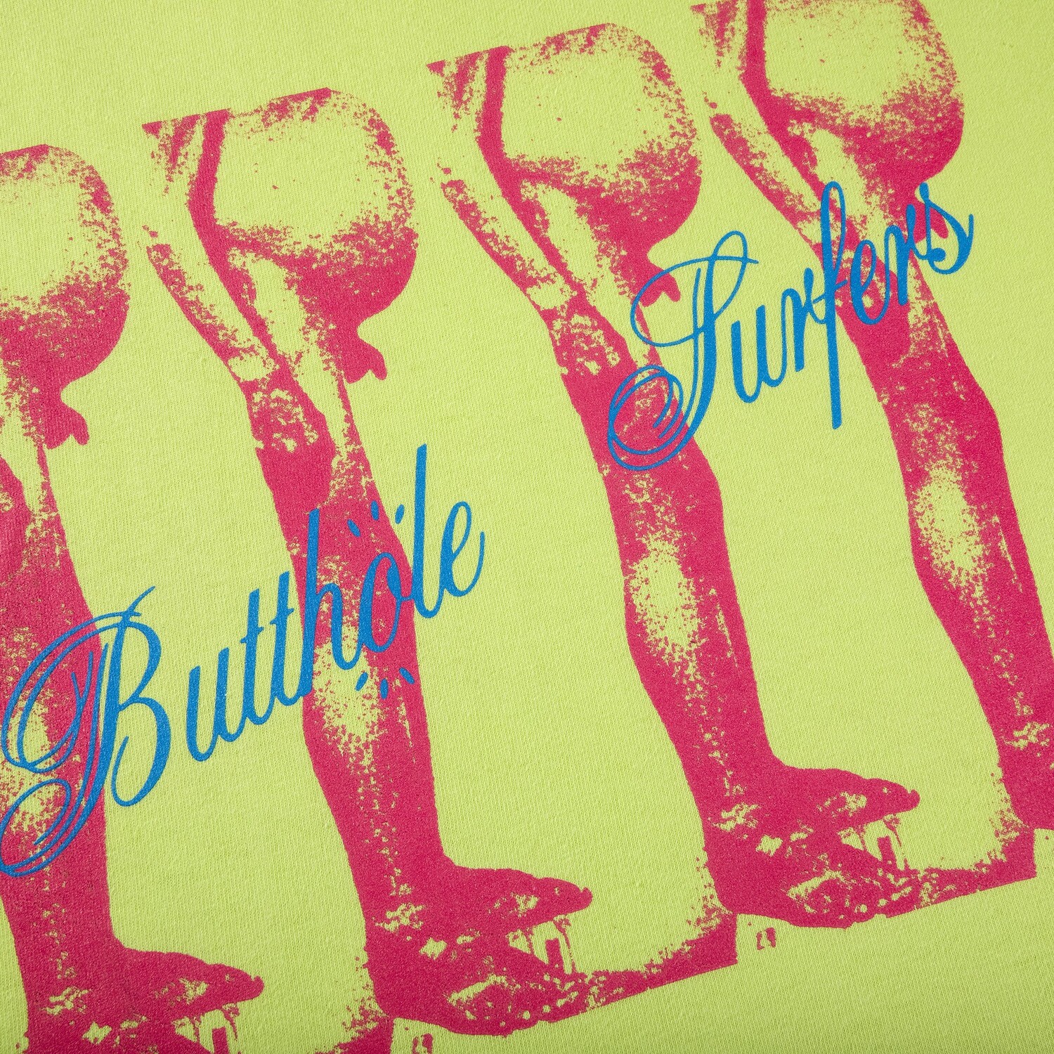 Футболка Supreme x Butthole Surfers Неоново-зеленый — фото 3