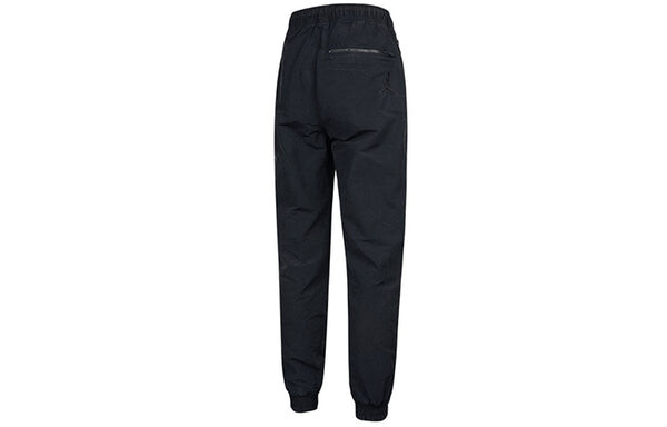 Спортивные штаны Men's Air Jordan Logo Pocket Zipper Lacing Athleisure Casual Sports Long Pants/Trousers Black, черный — фото 2