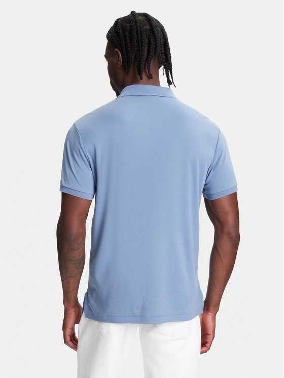 Рубашка-Поло с завышенной талией 710704319169 Polo Ralph Lauren, синий — фото 3