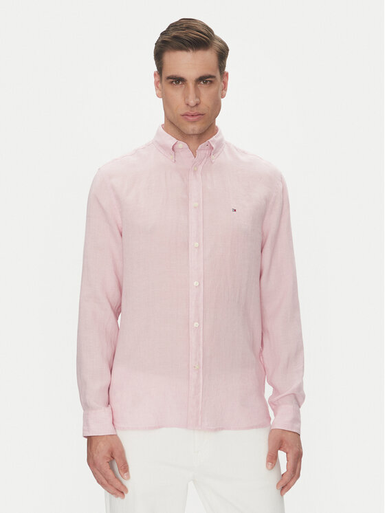 

Рубашка обычного кроя MW0MW34602 Tommy Hilfiger, розовый