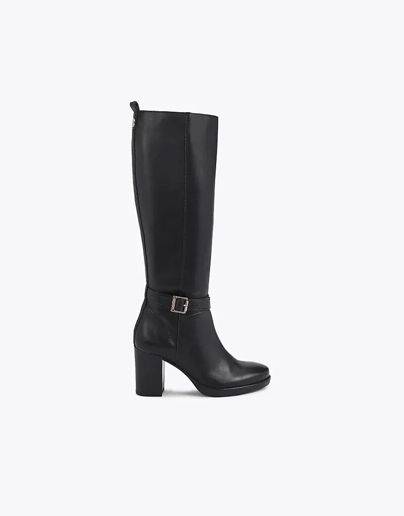Сапоги Carvela Silver 2 высокие из черной кожи