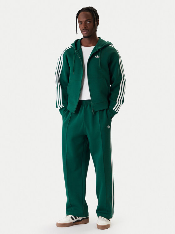 Свитшот loose fit adicolor Spacer KD4085 Adidas, зеленый — фото 2