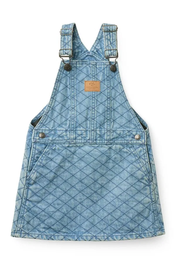 Платье-Спенсер из органической стеганой джинсовой ткани Copenhagen Colors, Blue Denim — фото 3