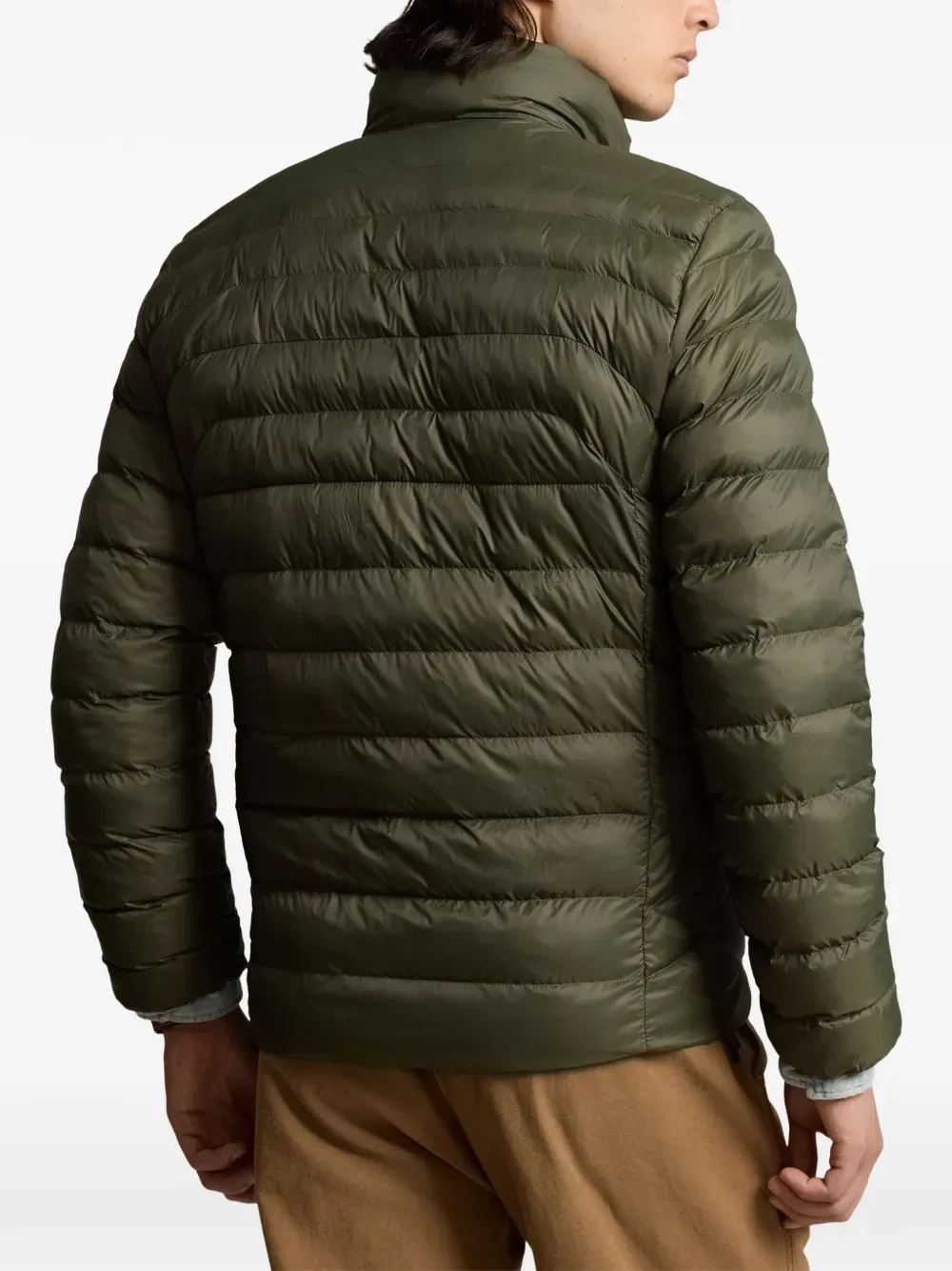 Утепленная куртка на молнии Polo Ralph Lauren, зеленый — фото 4
