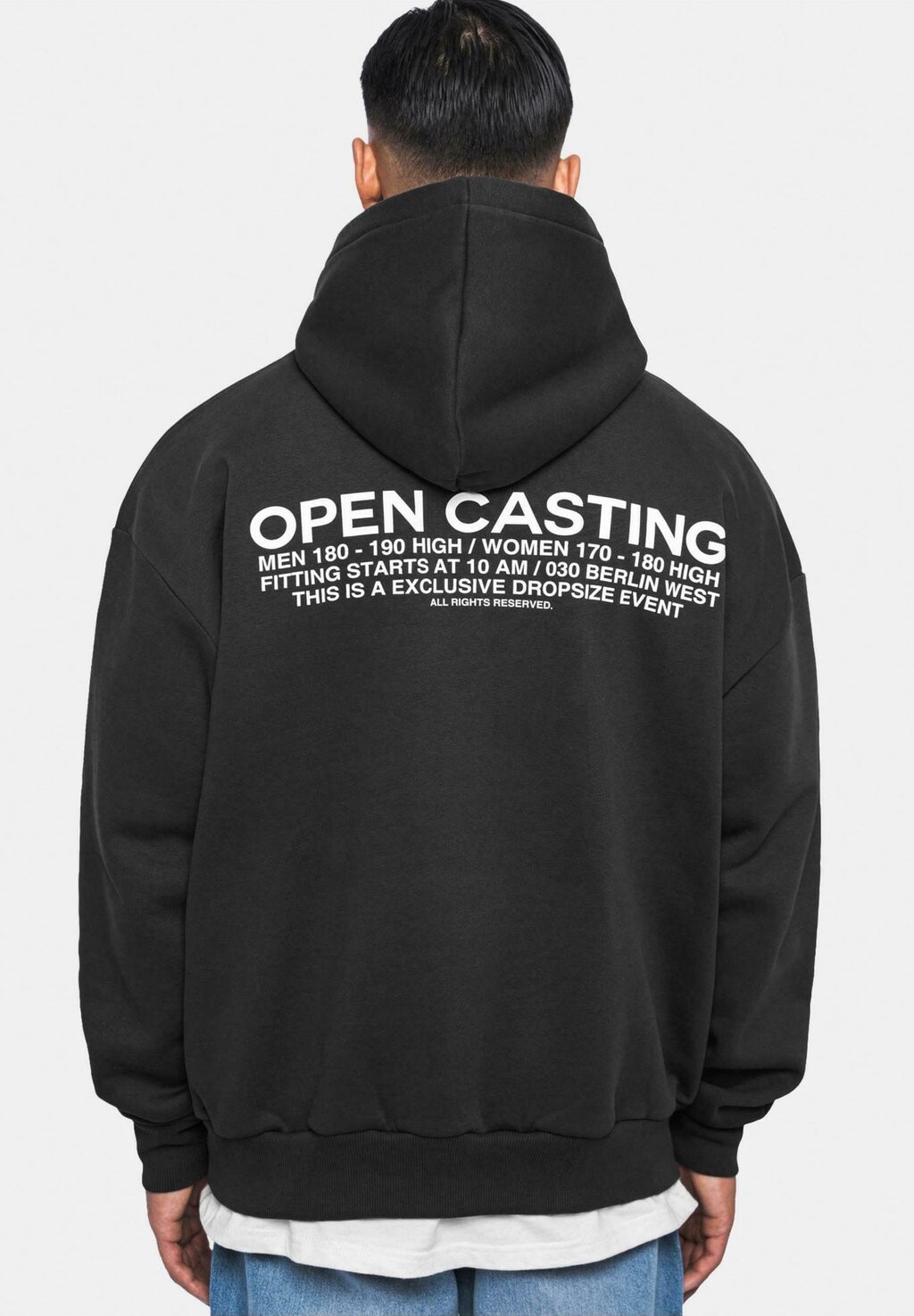 

Толстовка HEAVY OPEN CASTING Dropsize, цвет washed black