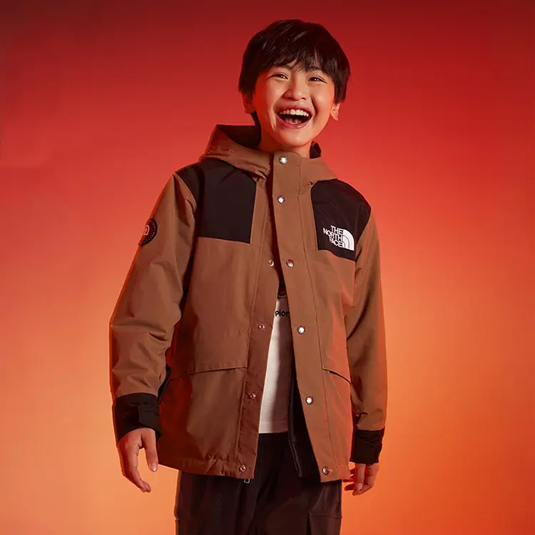 THE NORTH FACE Ветровка ICON Latte Brown для детей 3-7 лет — фото 4