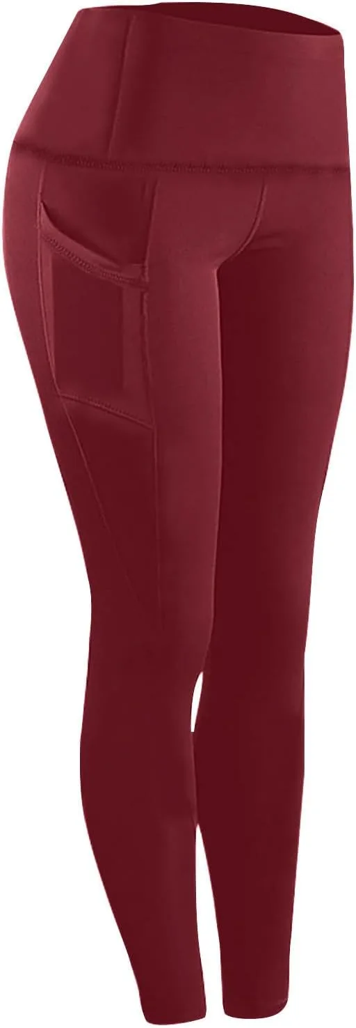 

Женские леггинсы для йоги с карманами и высокой талией zupvkai