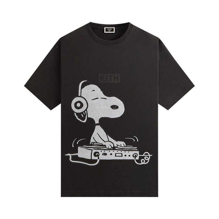 

Футболка Kith For Peanuts Snoopy DJ Vintage Tee, Black