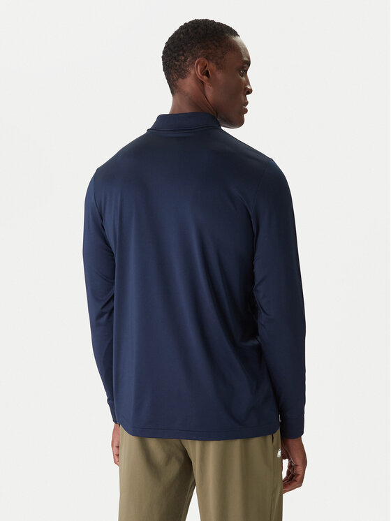Поло regular fit DH2615 Lacoste, синий — фото 3