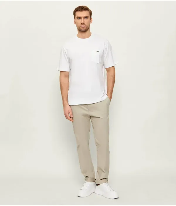 Футболка classic fit Lacoste, белый — фото 2