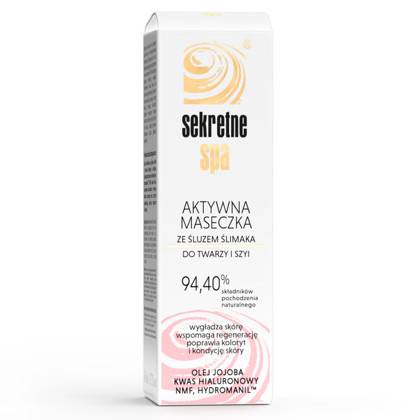 

Активная маска для лица с улиточной слизью, 50 мл Sekretnespa