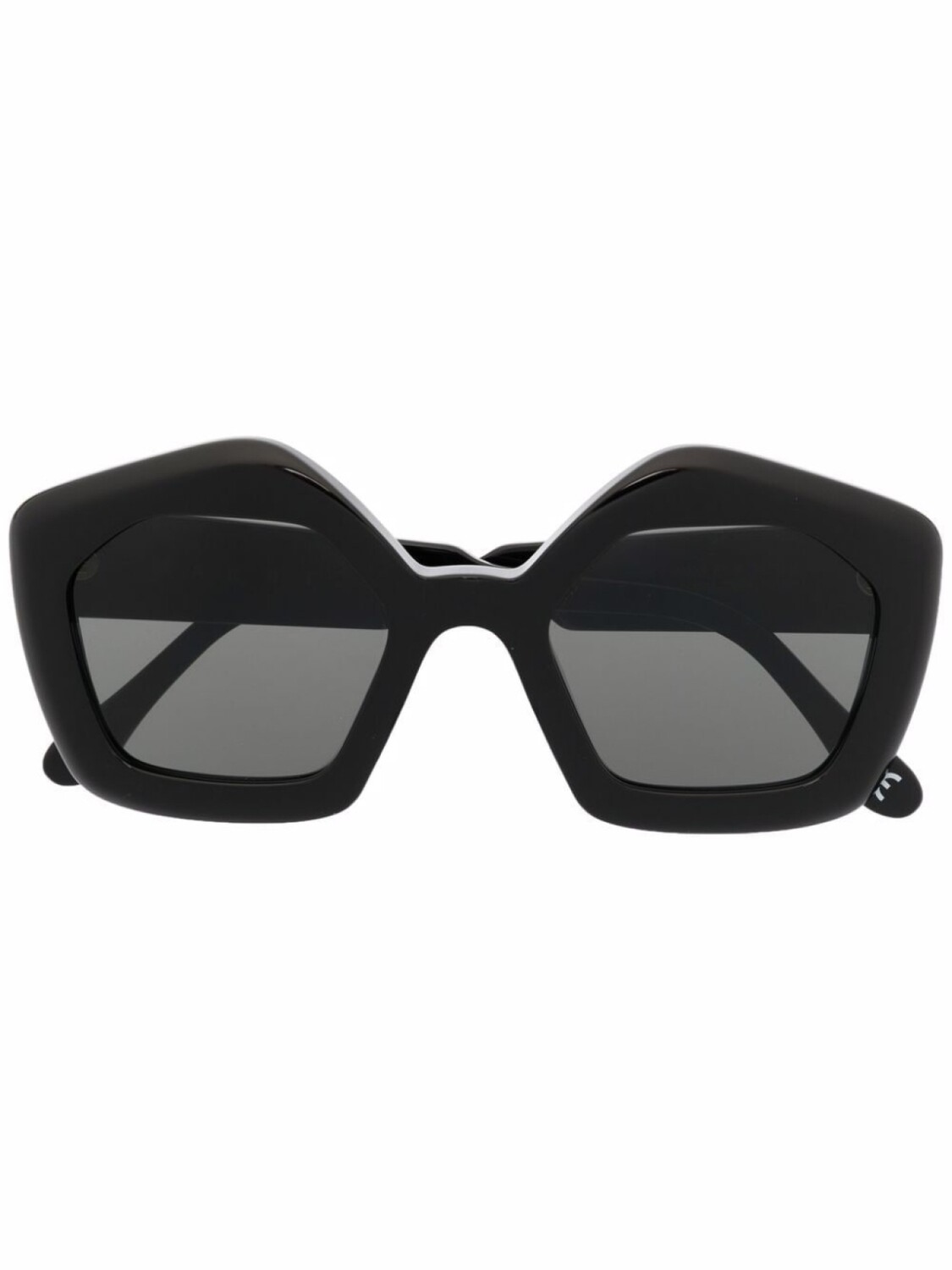 

Marni Eyewear солнцезащитные очки с логотипом, черный