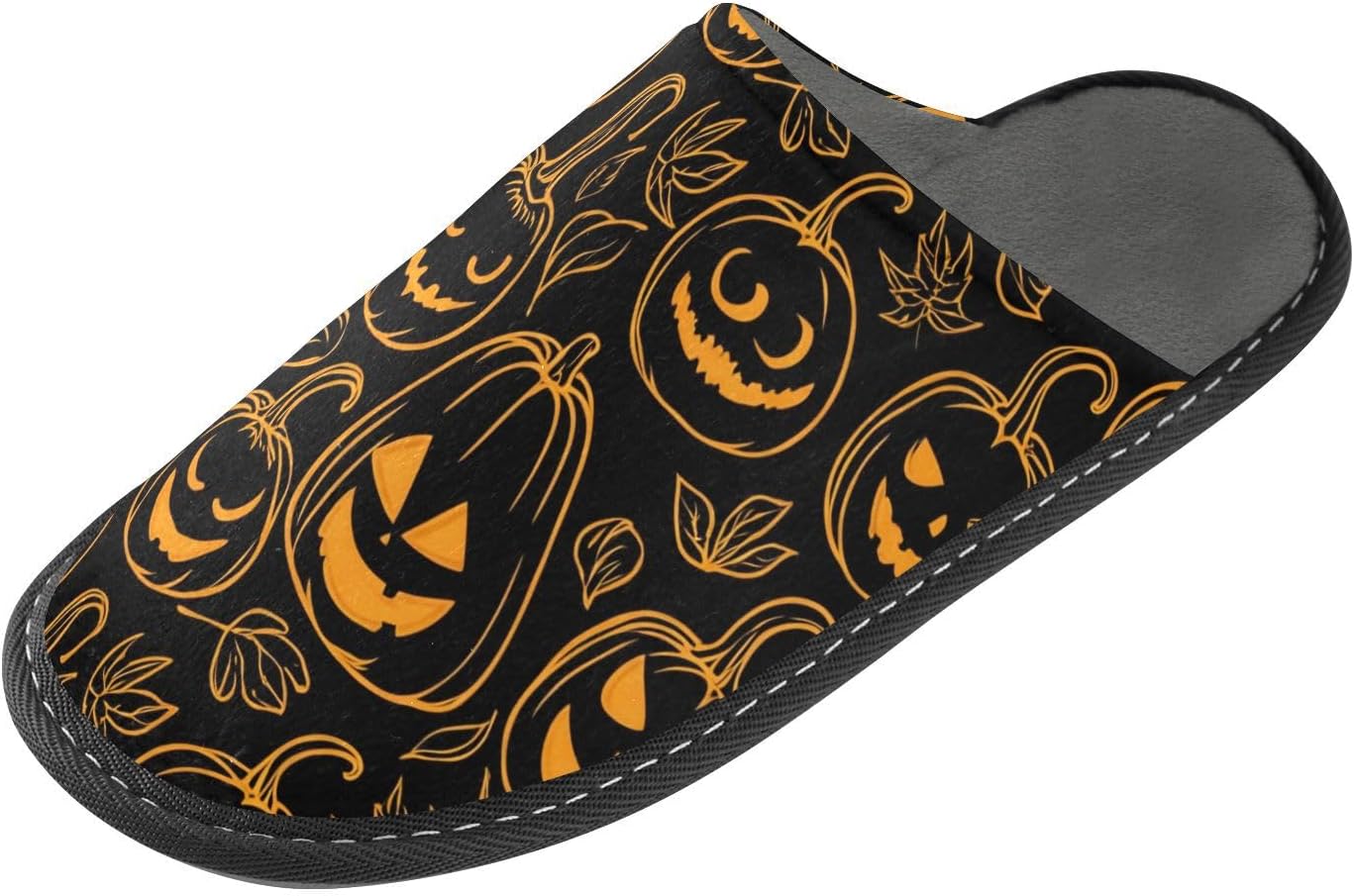 

Домашние тапочки FRMG Halloween Pumpkin с мягким верхом, подошва из ПВХ, удобные для дома и улицы A2304576, A2304576a