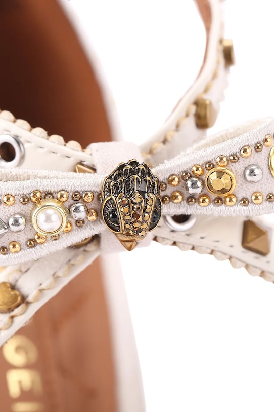 Шпильки Mini Bow Eyelet сандалии Kurt Geiger London, бежевый — фото 4