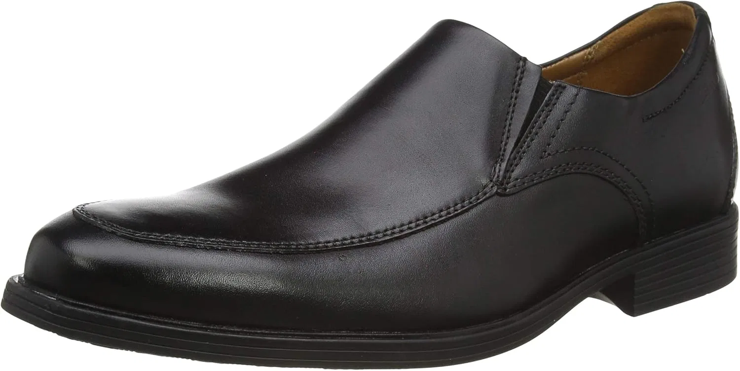 Лоферы из натуральной кожи Clarks, черный