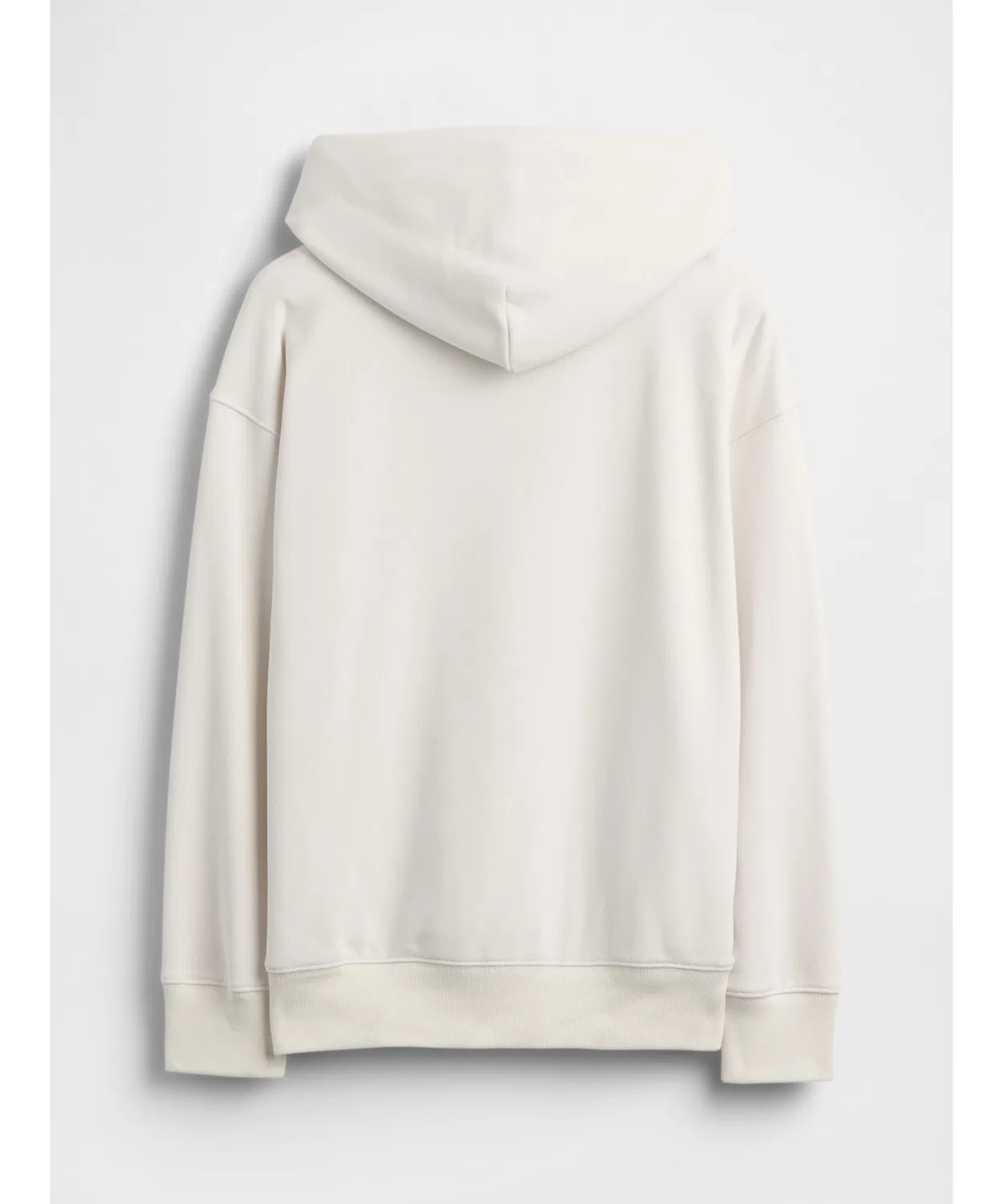 Детская парка Gap Vintage Soft French Terry с логотипом, белый — фото 3