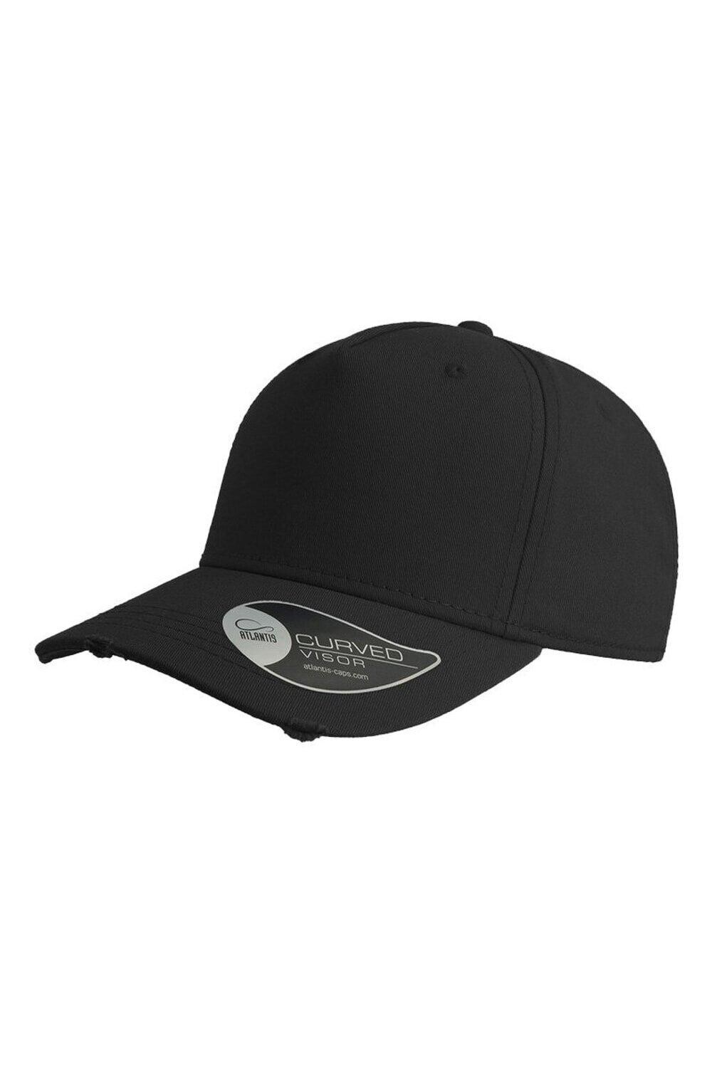 

Кепка Cargo Weathered Visor с 5 панелями Atlantis, черный