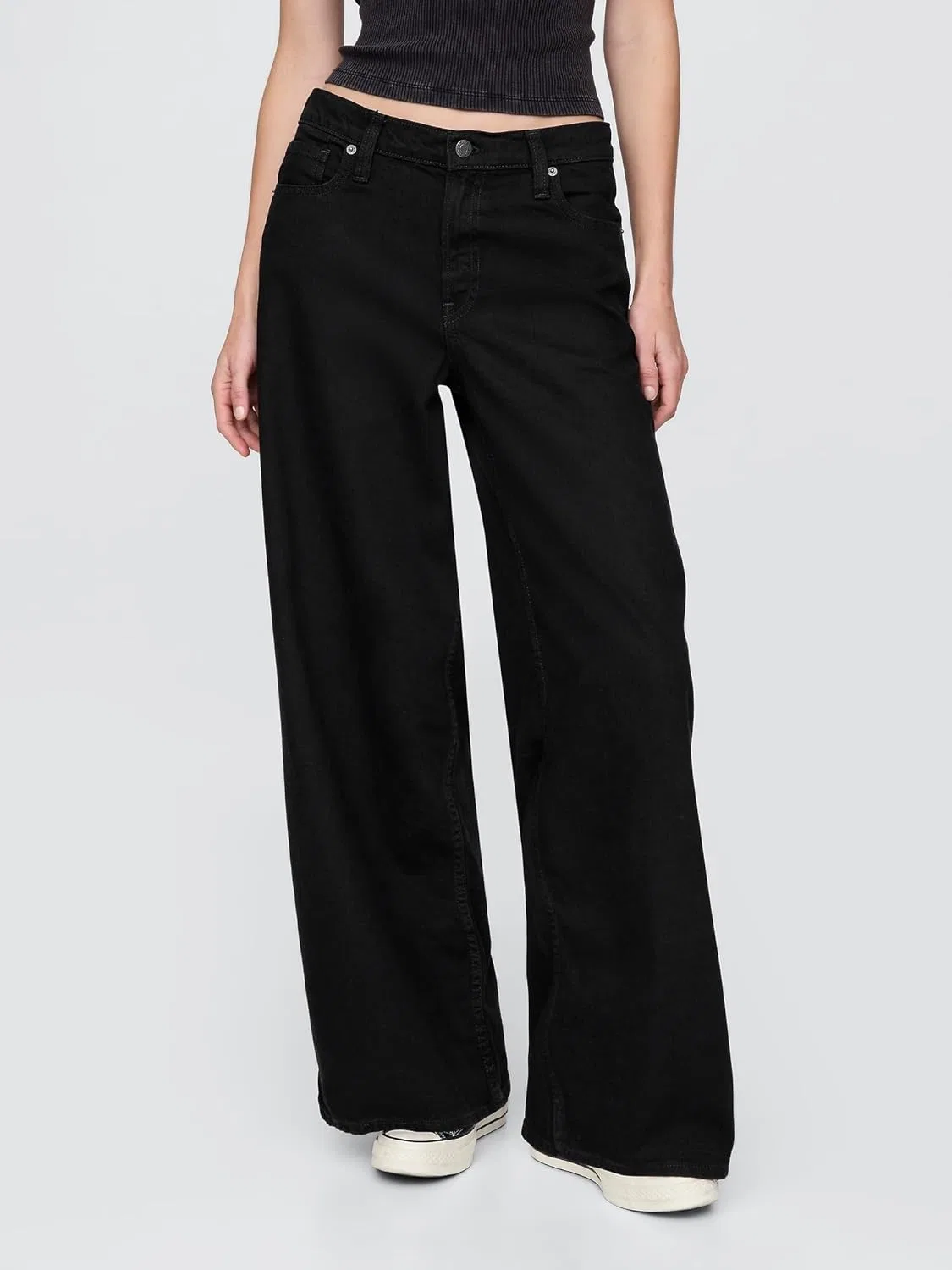Джинсы baggy GAP, Black Wash — фото 2
